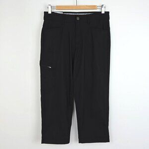 Sierra Designs Women's Black Capri Tapered Active Pant Stretch 20" Inseam Size 6